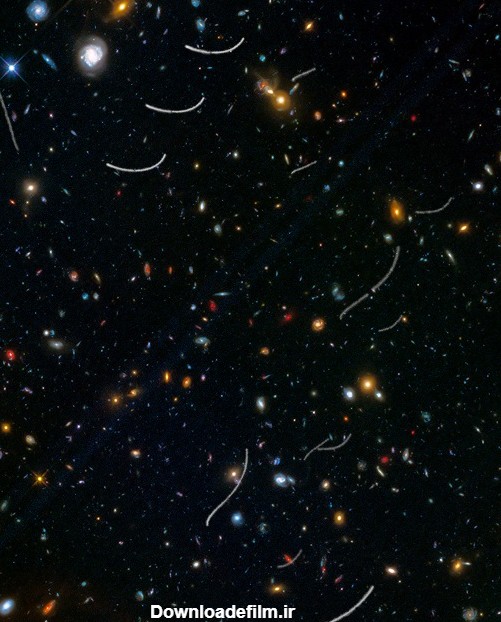 سیارک هایی که در عکس کهکشان های دوردست افتادند! | سایت علمی بیگ بنگ