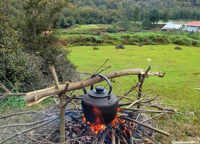 طرز تهیه چای آتیشی در طبیعت ساده و خوشمزه توسط Haniye - کوکپد