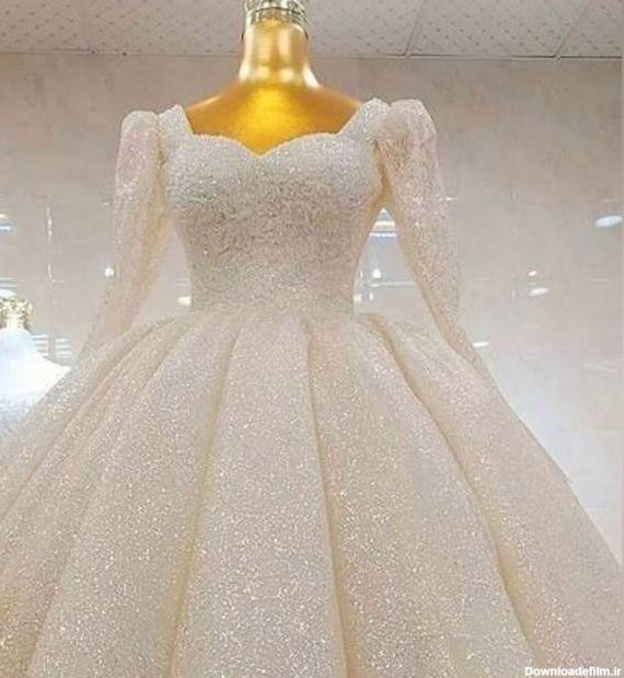 مدل لباس عروس پرنسسی و پفی زیبا و بسیار شیک
