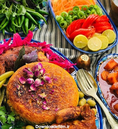 تزیین غذای ایرانی جدید و زیبا + شیک ترین تزیین غذاهای ایرانی