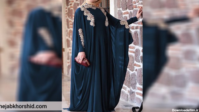 مانتو عربی مجلسی از بهترین حجاب های عربی