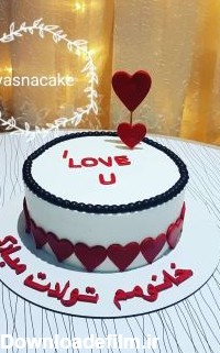 نوشته روی کیک تولد همسر | متن کوتاه عاشقانه روی کیک تولد همسر