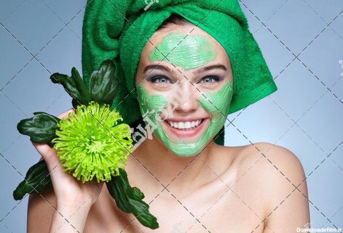 عکس مدل برای تبلیغات ماسک صورت و پوست