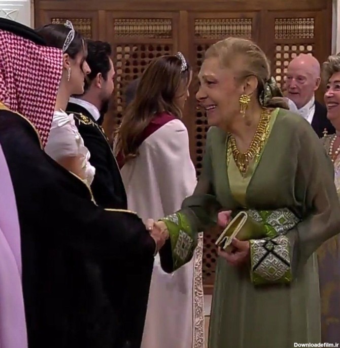 عکس پربازدید از فرح پهلوی در جشن عروسی ولیعهد اردن