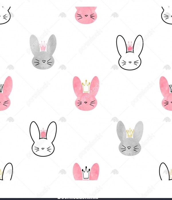 عکس خرگوش صورتی برای تصویر زمینه