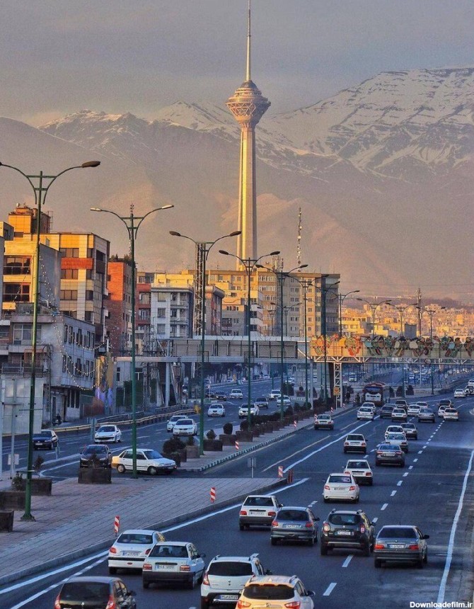 نمایی زیبا از برج میلاد و آسمان تمیز تهران - تابناک | TABNAK