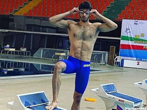 یک شناگر ایرانی عازم توکیو می‌شود