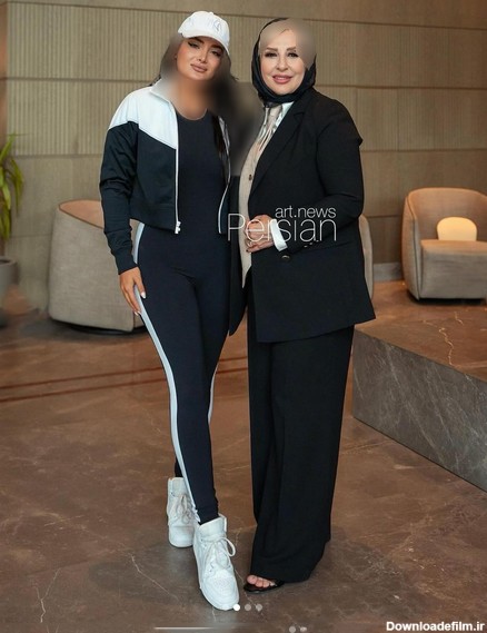 عکس لورفته مرجانه گلچین با ربکا خانم مدل منشوری اینستاگرام ...