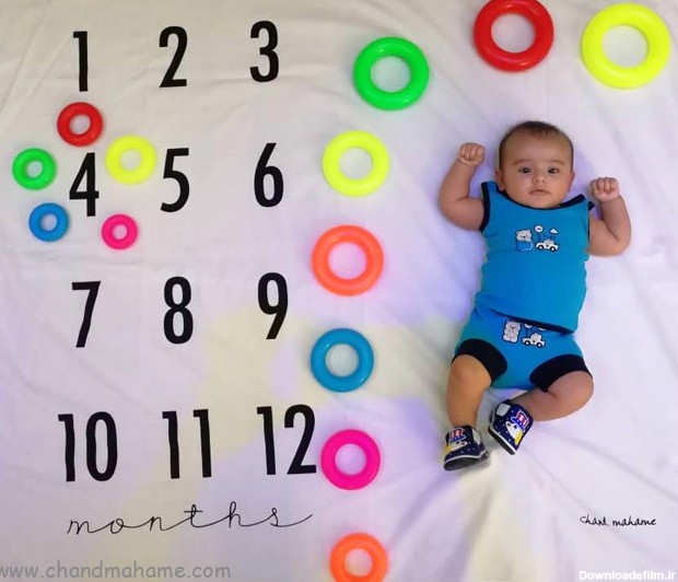 بهترین ایده‌های عکس نوزاد چهار ماهه در خانه - مجله چند ماهمه