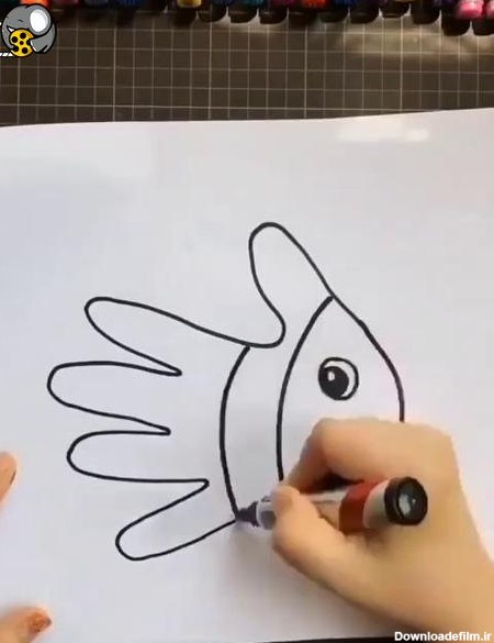 عکس ماهی کوچک نقاشی