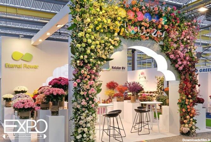 طراحی غرفه گل و گیاه