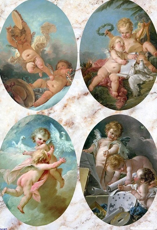 نقاشی سقفی طرح فرشته و آسمان اجرا09392009913 - ویرگول