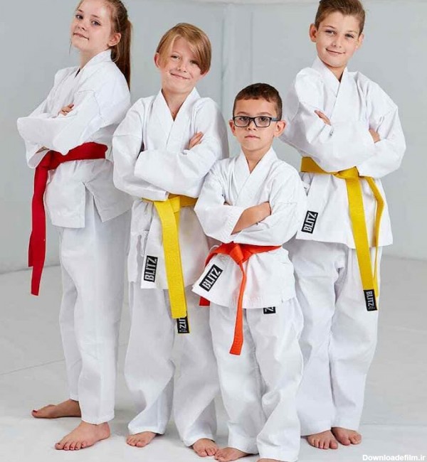 لباس کاراته کودکان؛ مقاوم وزن کم رنگ سفید Karate - آراد برندینگ