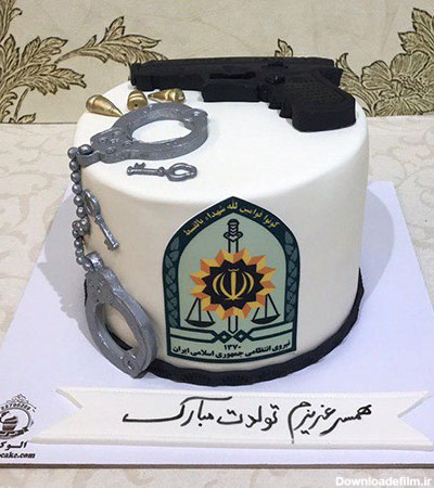 عکس کیک تولد لباس پلیس