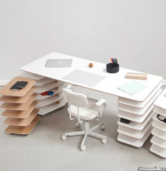 میز کار چوبی” | جدیدترین مدل میزهای کار چوبی و میز تحریر همه ...