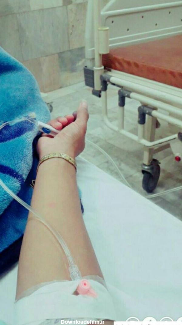 عکس فیک دختر روی تخت بیمارستان