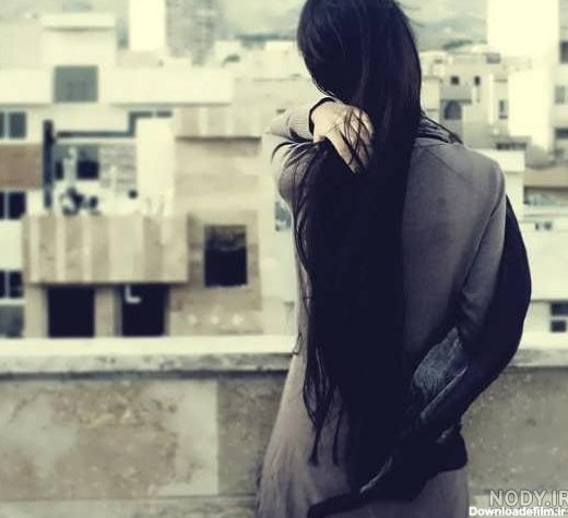 عکس دختر غمگین و تنها