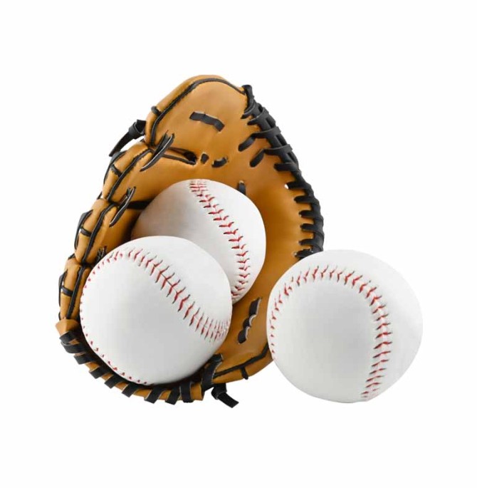 دانلود طرح باکیفیت دستکش و توپ های بیسبال