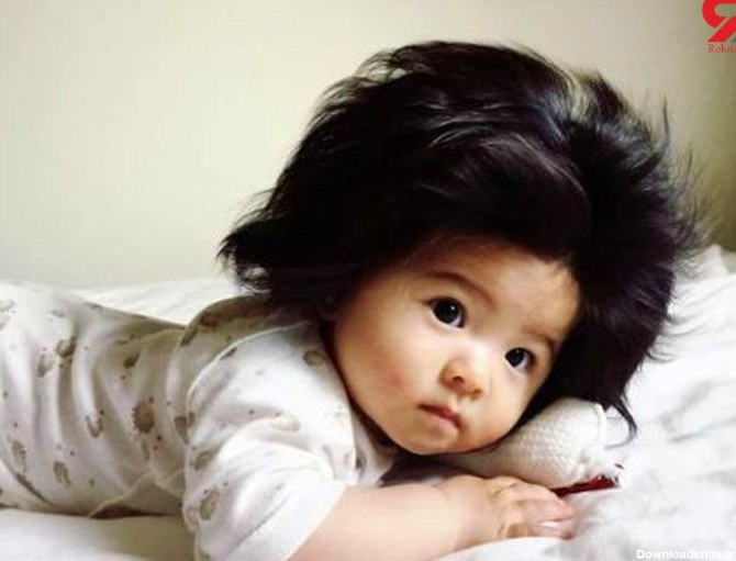 شهرت دختر بچه ژاپنی در فضای مجازی به خاطر موهایش+عکس