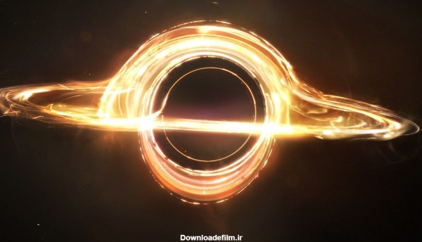 دانلود عکس سیاه چاله فضایی بزرگ در اعماق کهکشان