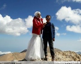 برگزاری مراسم عروسی زوج گیلانی بر روی بلندترین قله استان+عکس ...