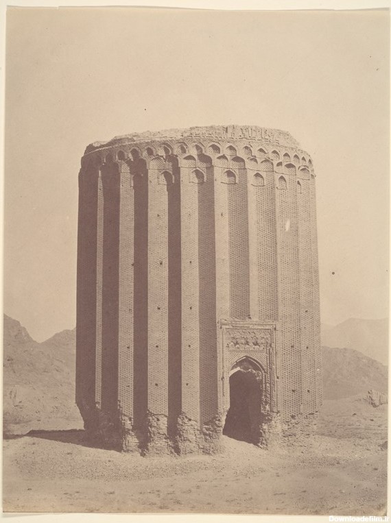 گنجینه - عکس قدیمی نویافته‌ای از برج طغرل شهرری