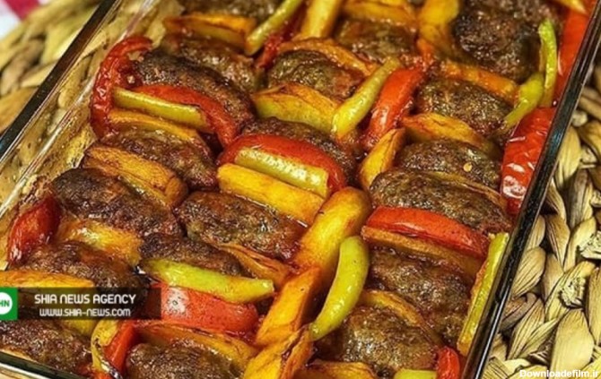 طرز تهیه خوراک کباب سیب زمینی و بادمجان و کوفته ترکی