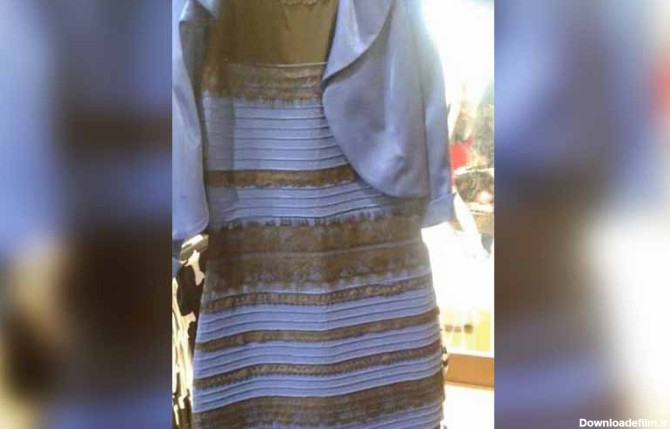 شما این لباس را چه رنگی می‌بینید؟