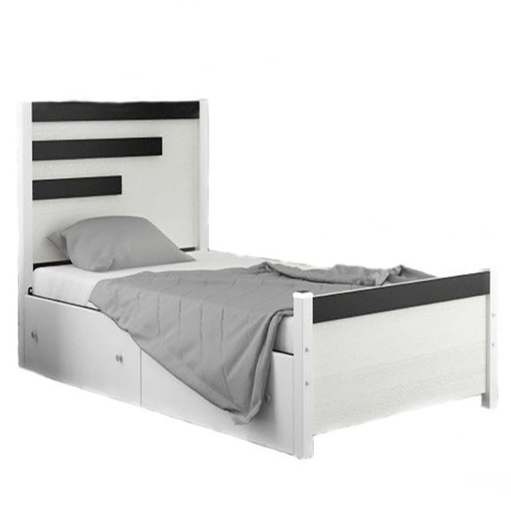 قیمت و خرید تخت خواب یک نفره مدل T02 سایز 90x200 سانتی متر