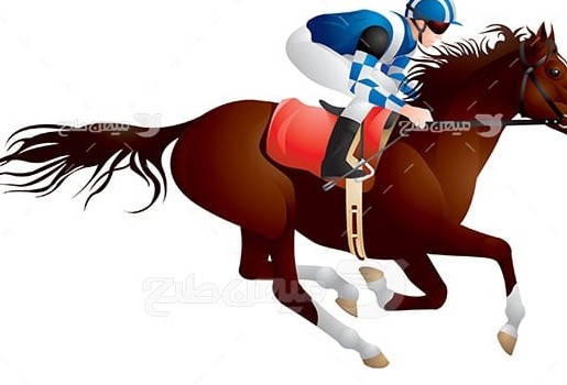 وکتور ورزش اسب سواری
