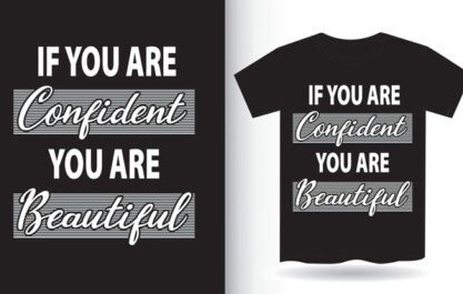 دانلود نقل قول انگیزشی در مورد طراحی حروف مطمئن برای تی شرت