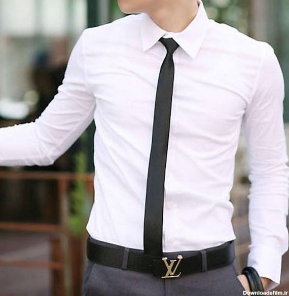 تیپ مردانه با پیراهن ساده برای عروسی