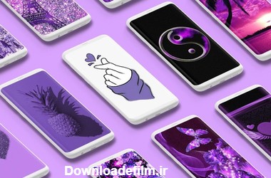 purple wallpaper - عکس برنامه موبایلی اندروید