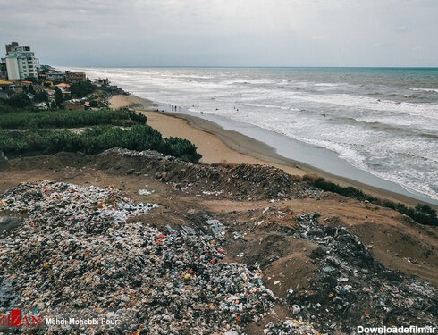 دریای زباله در ساحل خزر