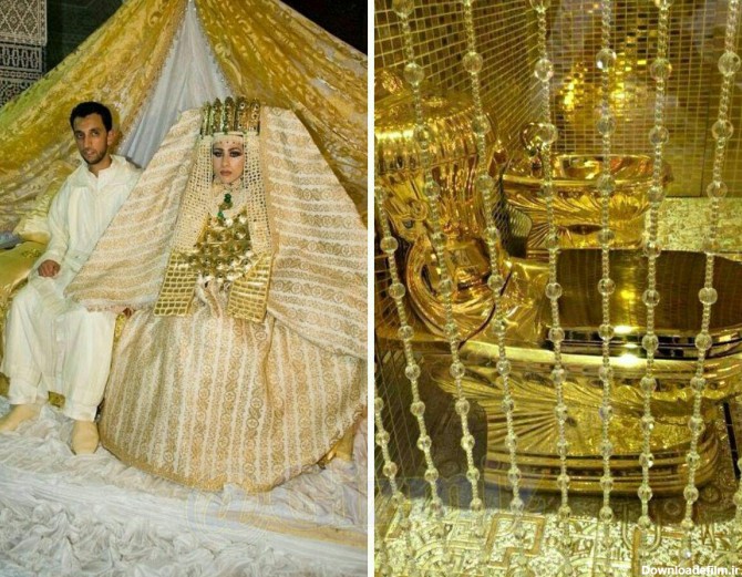 گرانترین لباس عروس دنیا به قیمت 16 میلیون دلار بر تن دختر شاهزاده ...