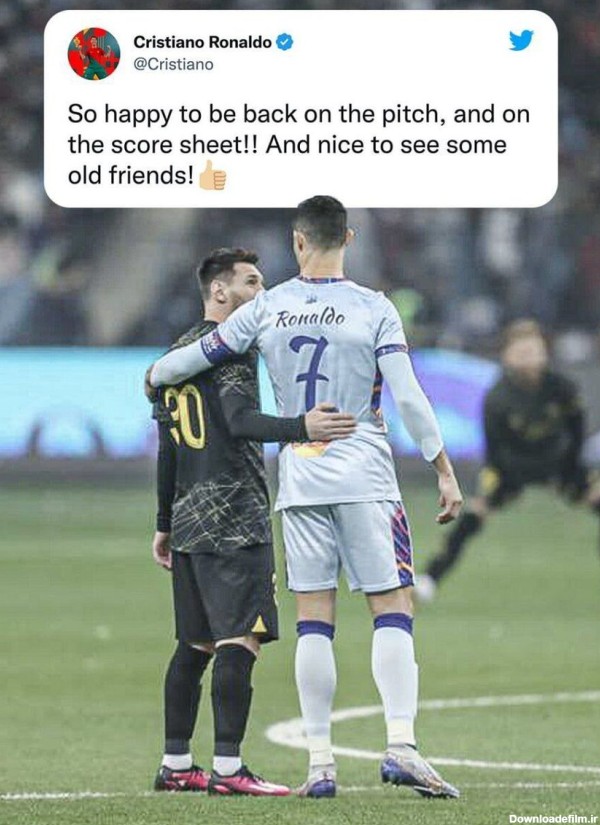 عکس| پست جالب رونالدو بعد از دیدن مسی در عربستان/ واکنش به زیباترین تصویر در بازی منتخب ستارگان