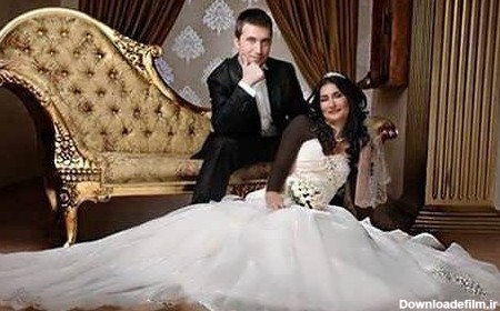 ژست عکس عروس و داماد