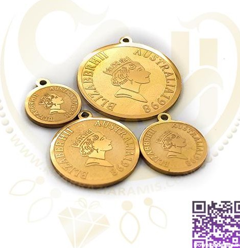 سکه الیزابت دورو طلایی قطر 12 میلیمتر کد326 - خرازی آرامیس سکه ...