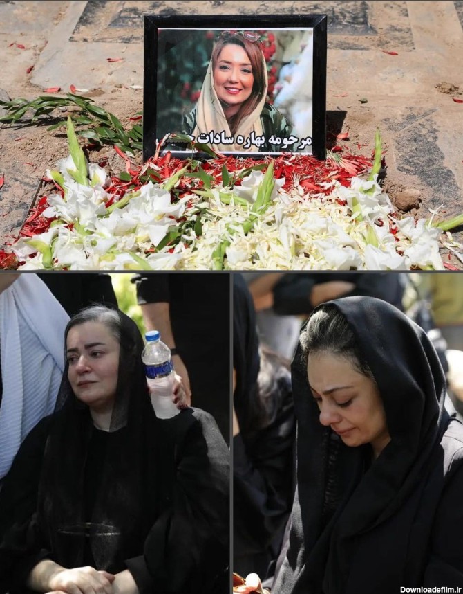 فرارو | (تصاویر) چهره‌های مشهور در مراسم خاکسپاری بهاره حسینی