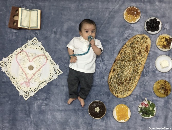 عکس ماهگرد نوزاد در ماه رمضان