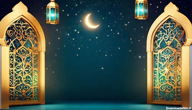 تصویر پس زمینه طرح ماه مبارک رمضان | فری پیک ایرانی | پیک ...