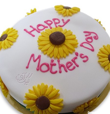 کیک روز زن - کیک گل آفتابگردون | کیک آف