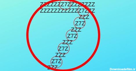 معمای حدس اعداد؛ چند عدد 7 در تصویر حروف Z می‌بینید؟