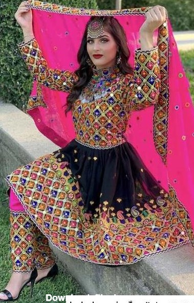 عکس مدل لباس افغانی جدید ❤️ [ بهترین تصاویر ]