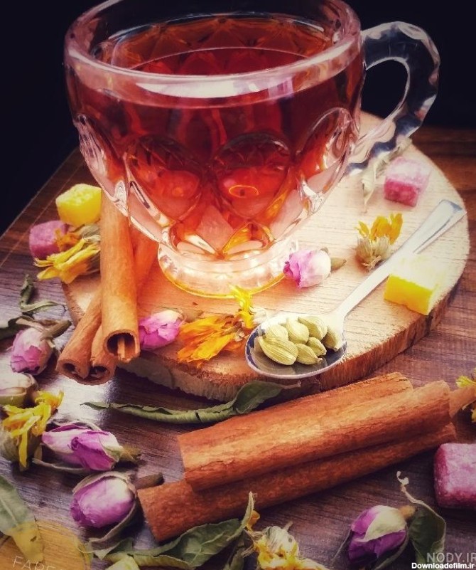 چای گل و دارچین - Ghazal Cafe
