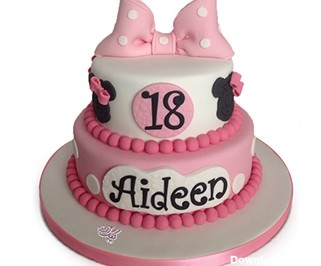 خرید آنلاین کیک در اصفهان - کیک تولد دخترانه آیدین | کیک آف