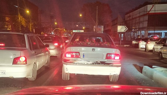 عکس غمگین ترین ماشین عروس در تهران ! / اوج فقر عروس و داماد ...