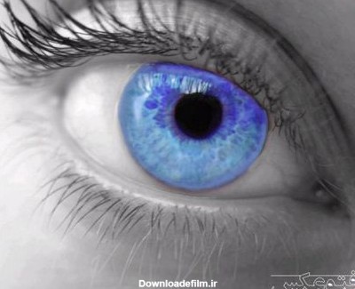 زیباترین چشم آبی فیروزه ای