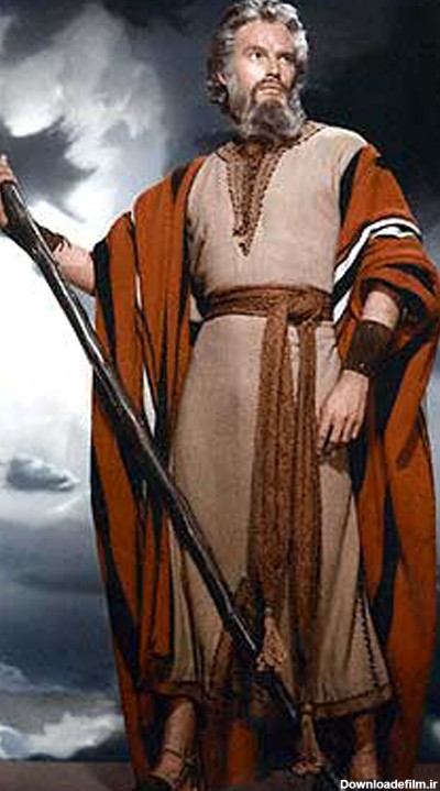 چارلتون هستون (درنقش حضرت موسی) - عکس ویسگون