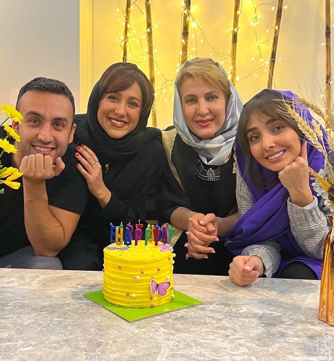 عکس خانوادگی فاطمه گودرزی با کیک تولد دخترش / آوا گنجی کیست؟
